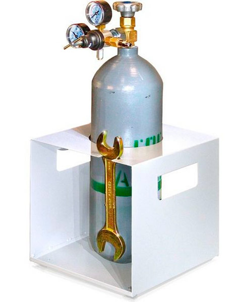 Inert gas cylinder for argon arc welding