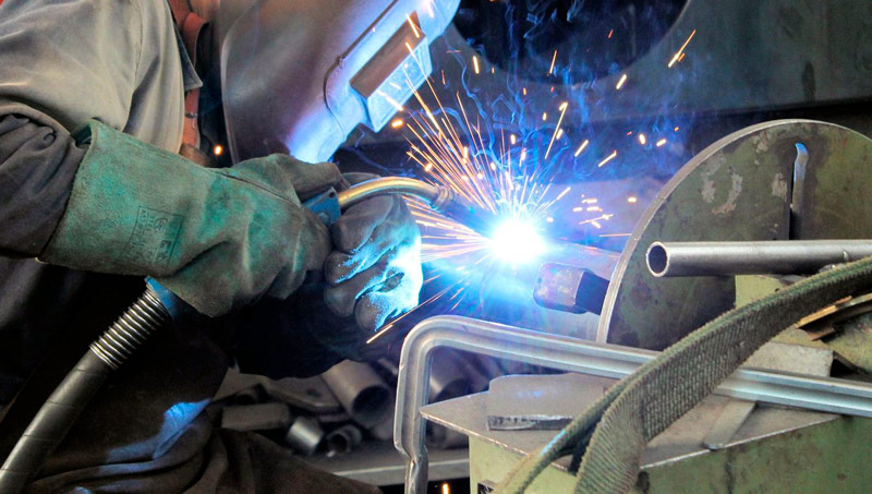 semiautomatic welding of aluminum