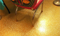 Golden Flole Flooded Floor