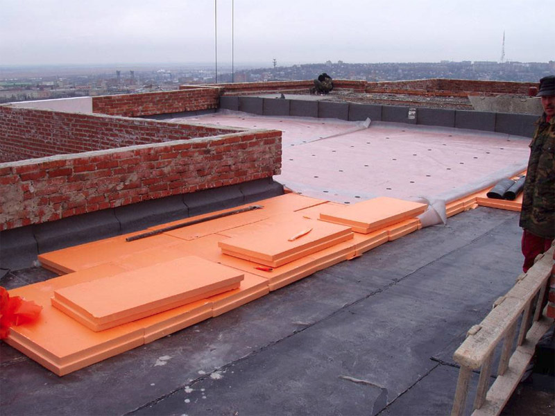 Izolace střechy polystyrenovou pěnou
