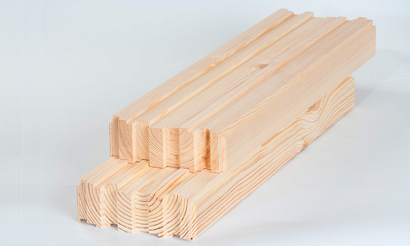 Tijolo de madeira para a construção de paredes de casas