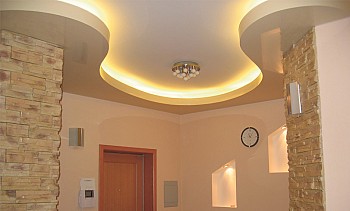 What are the types of drywall ceilings