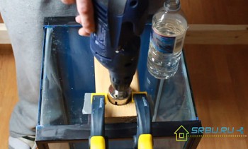 How to drill a hole in glass