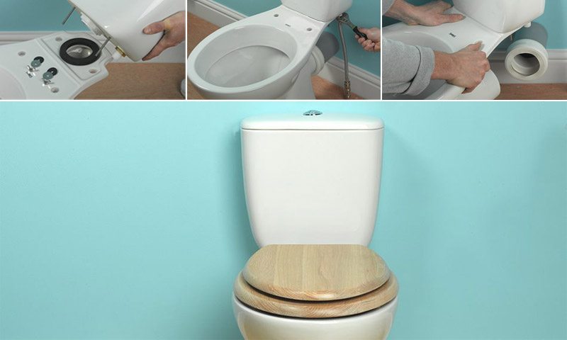 Hur du installerar en toalett själv