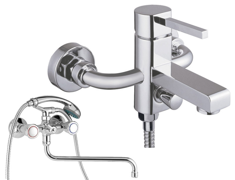 Mixer with integrated diverter
