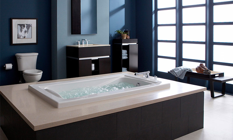 Geriausia vonia, pagaminta iš ketaus, akrilo arba plieno