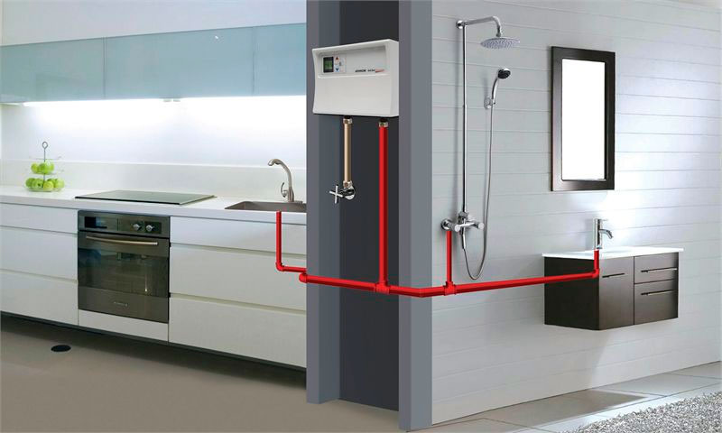 Pressure electric water heater