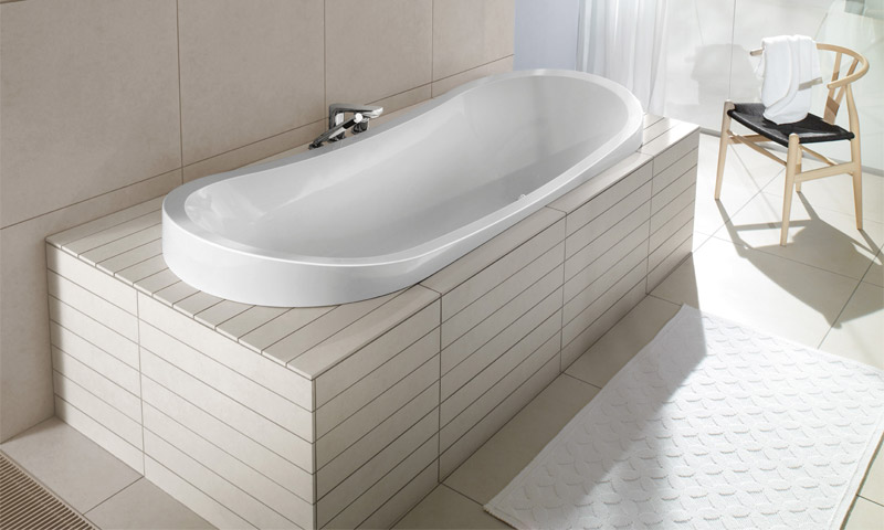 Types of bathtubs by material of manufacture and forms