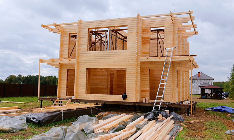 Технологија изградње куће од двоструког снопа према финској технологији Варм хоусе