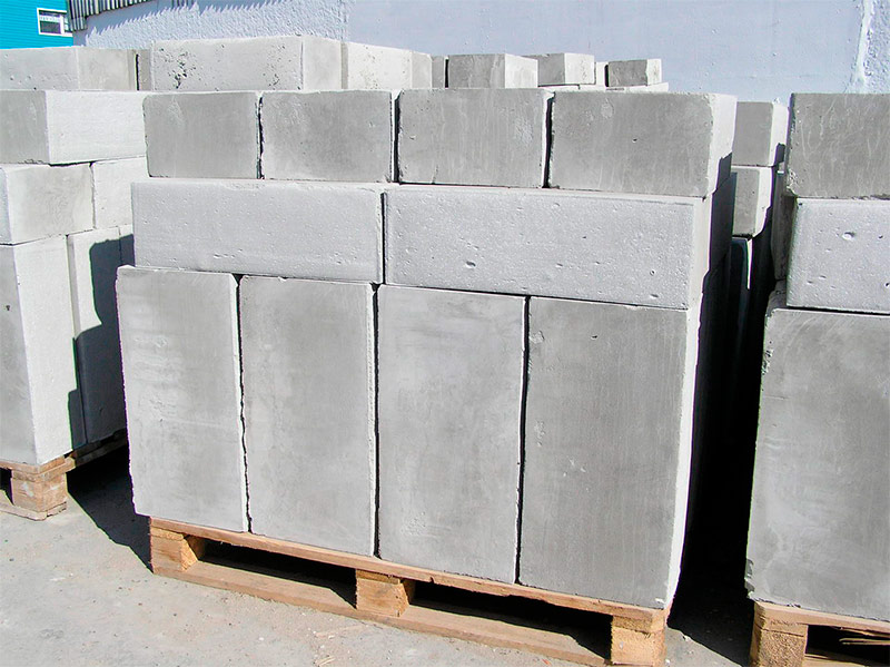 Pěnové betonové bloky