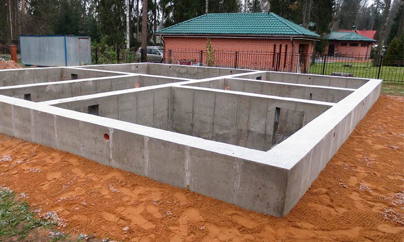 Types of foundations used in construction