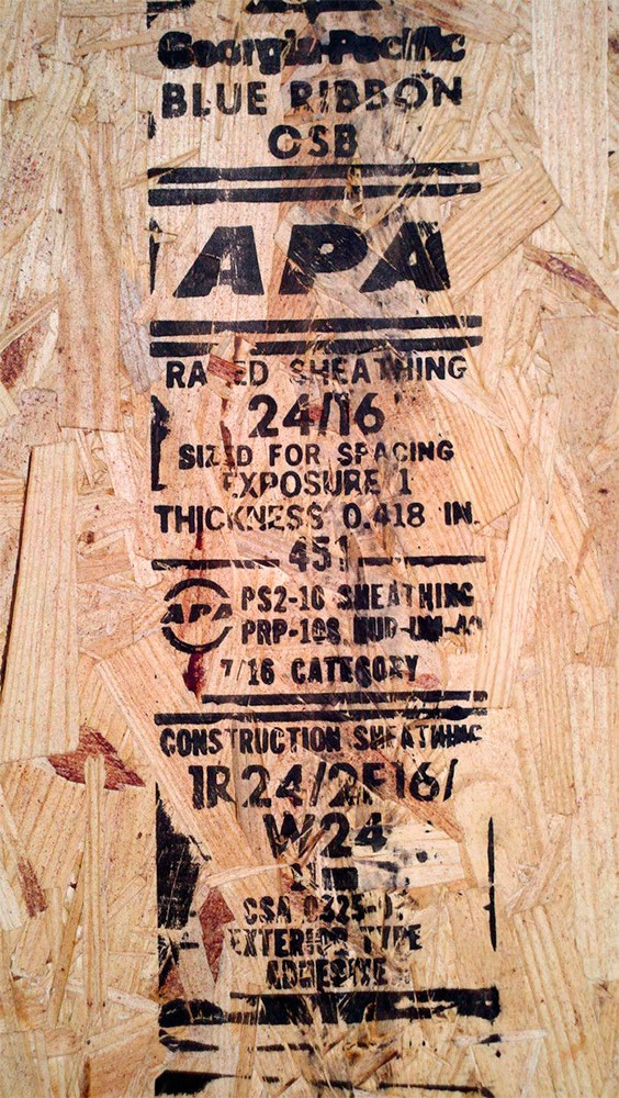 OSB marking according to American standards