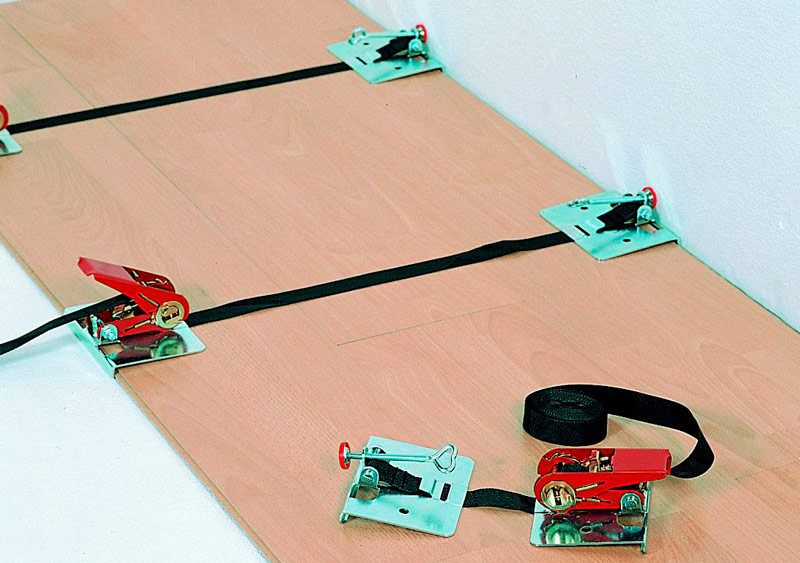 Laminate Clamp with Straps