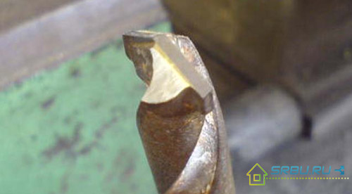 Sharpened concrete drill