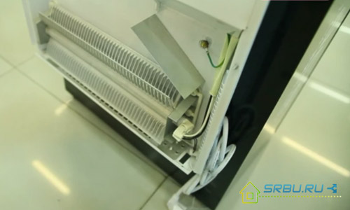 Electric convector heating element