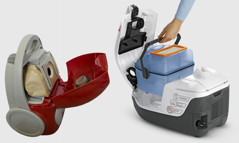 Which vacuum cleaner is better with or without a dust bag