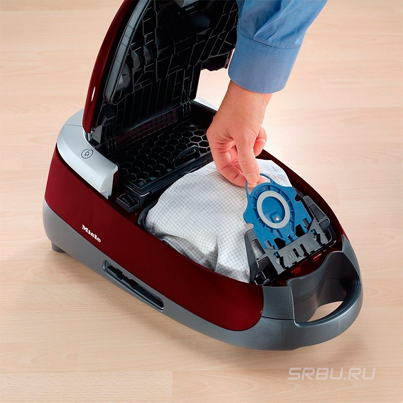 Vacuum cleaner with dust bag